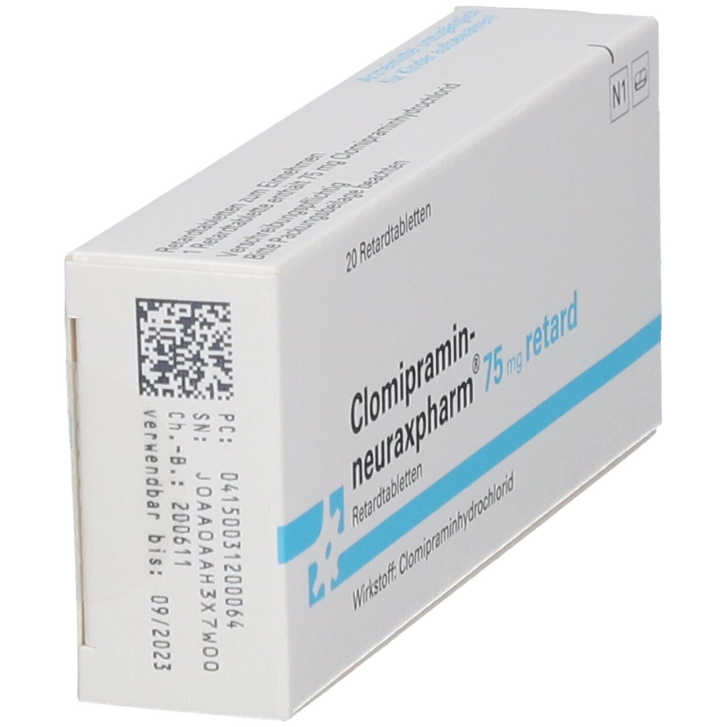 CLOMIPRAMIN-neuraxpharm 75 Retardtabletten 20 St Retard-Tabletten