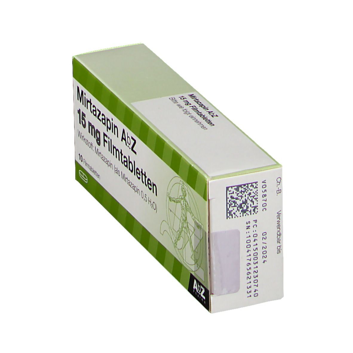 Mirtazapin AbZ 15 mg Filmtabletten 10 St