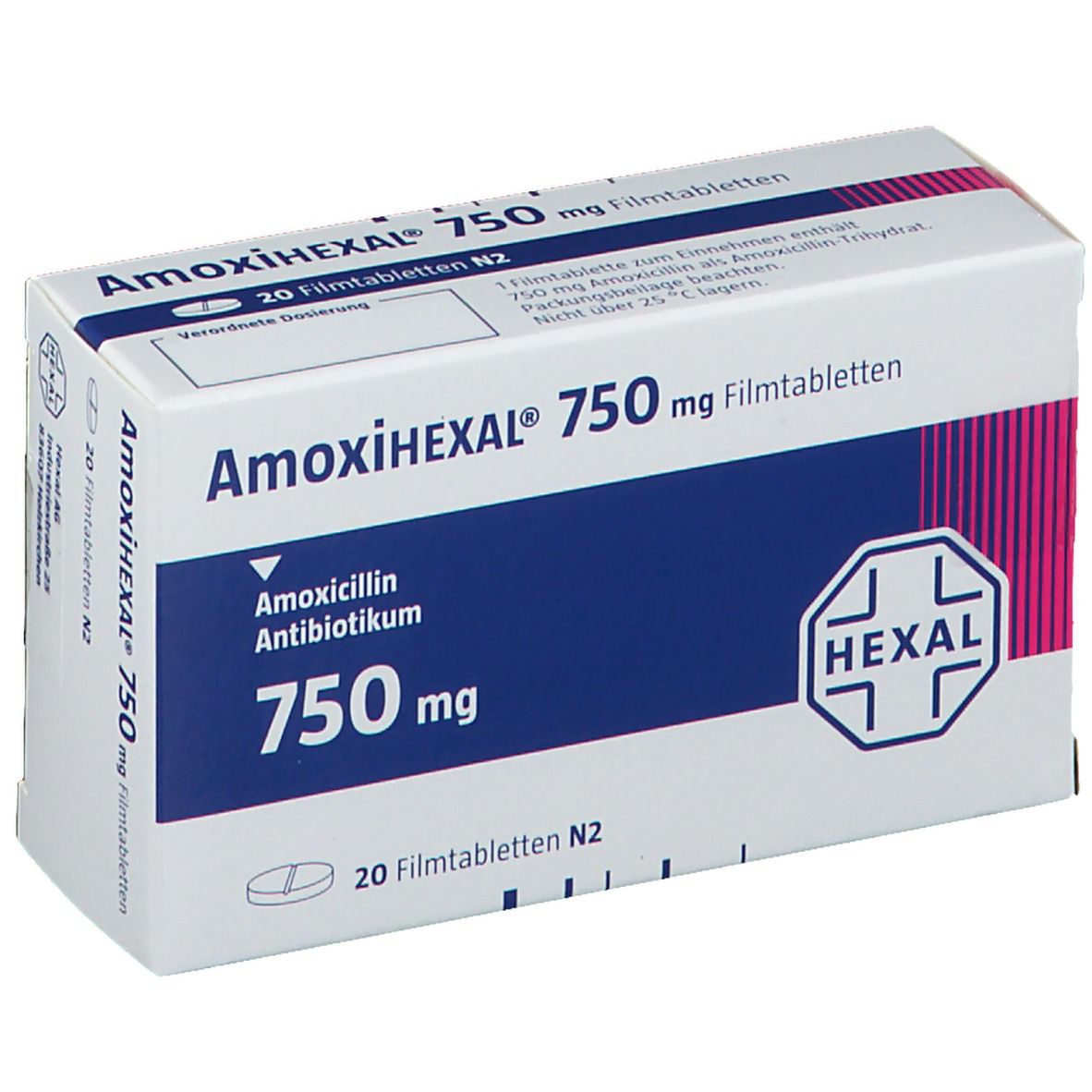 AmoxiHEXAL® 750 mg