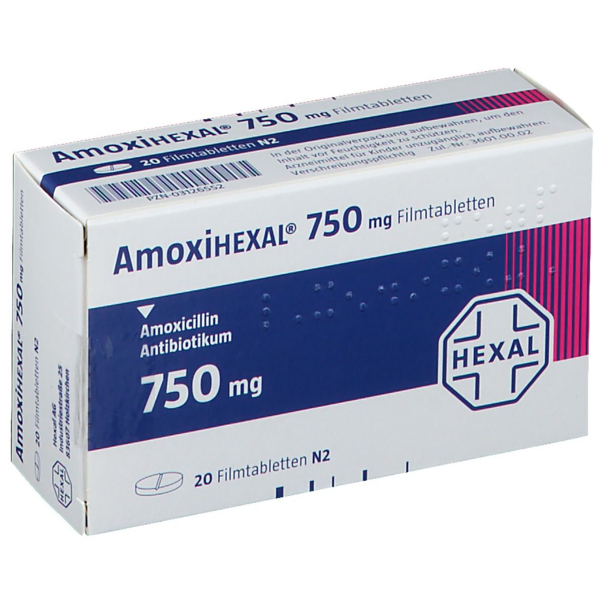 AmoxiHEXAL® 750 mg