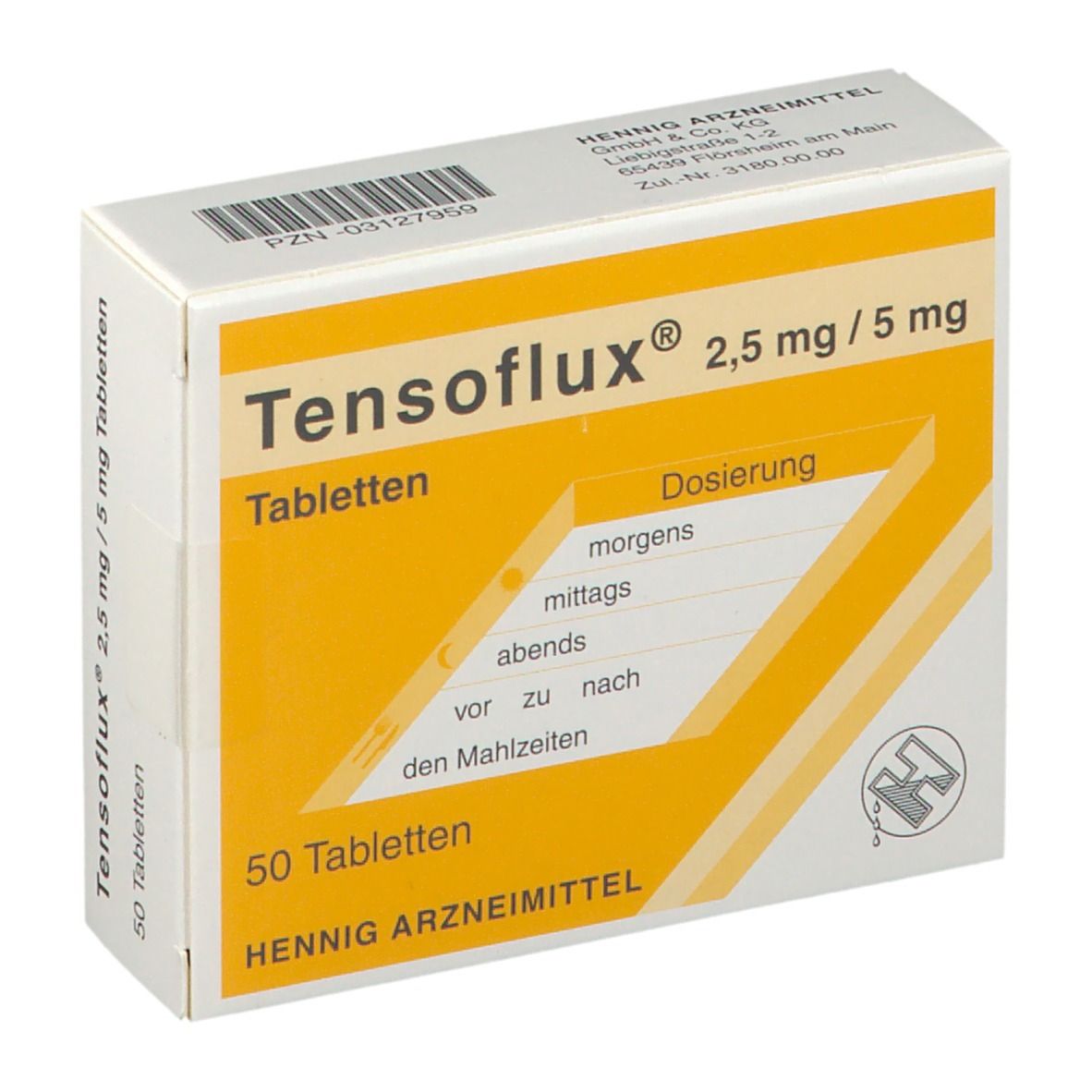 Tensoflux 2,5 mg/5 mg Tabletten 50 St