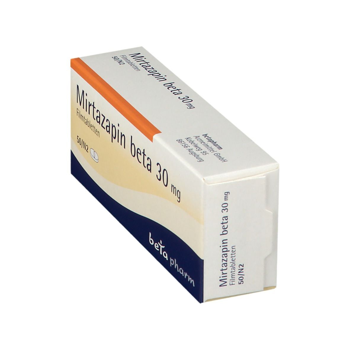 Mirtazapin beta 30 mg Filmtabletten 50 St