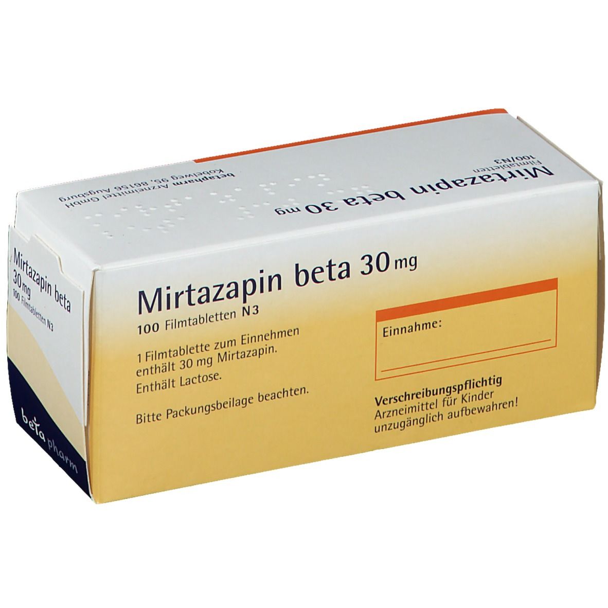 Mirtazapin beta 30 mg