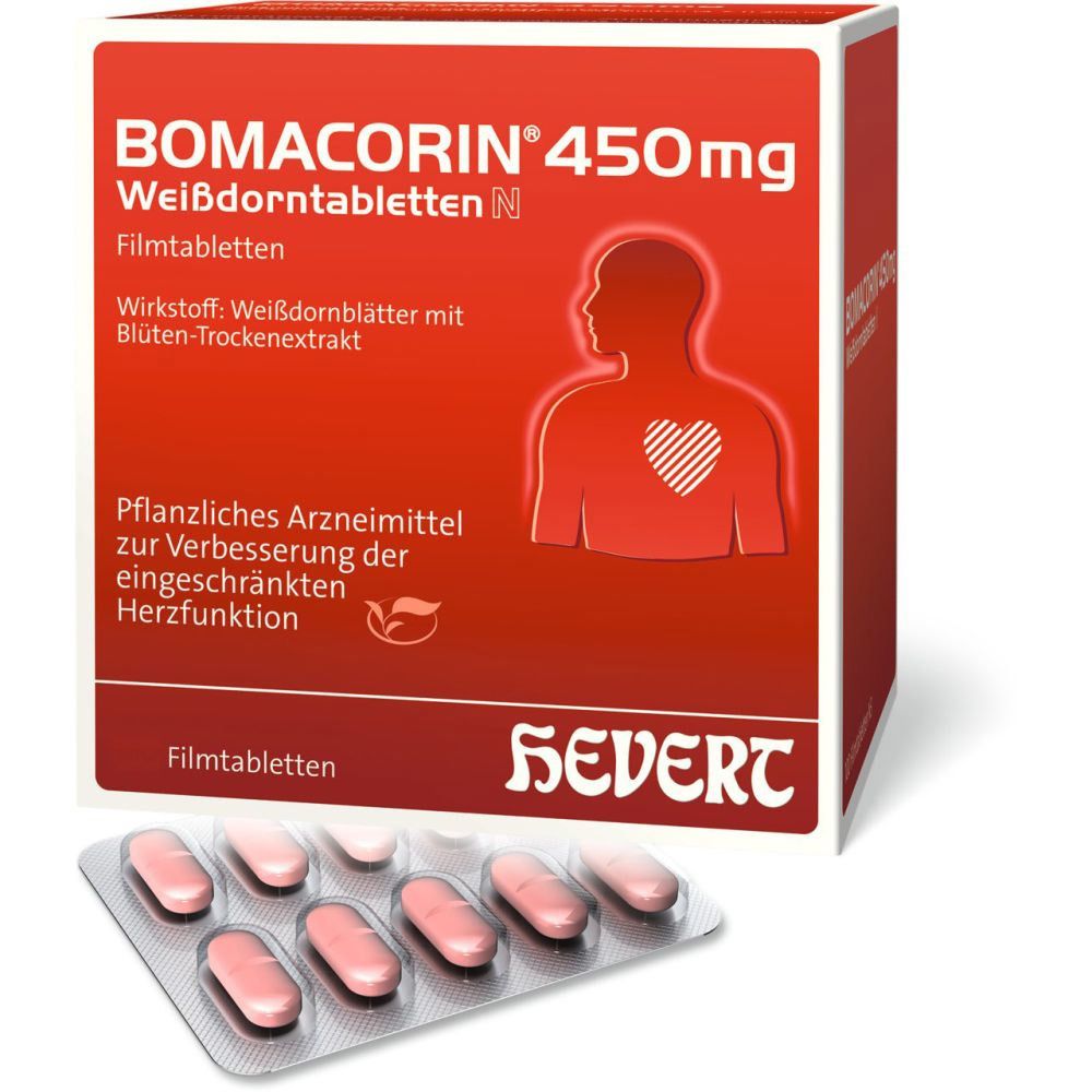 BOMACORIN® 450 mg Weissdorntabletten N
