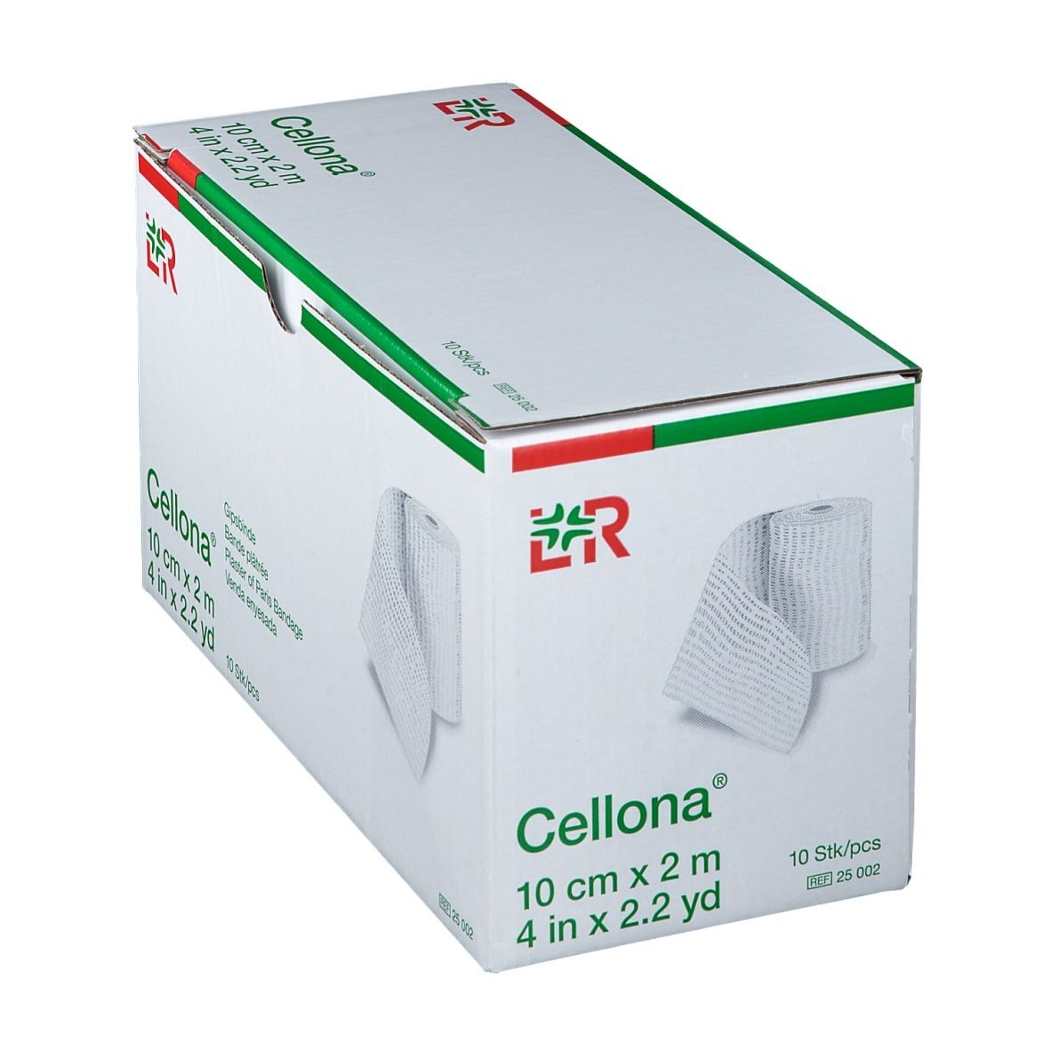 Cellona® Gipsbinde 10 cm x 2 m 2x5 St - Shop Apotheke