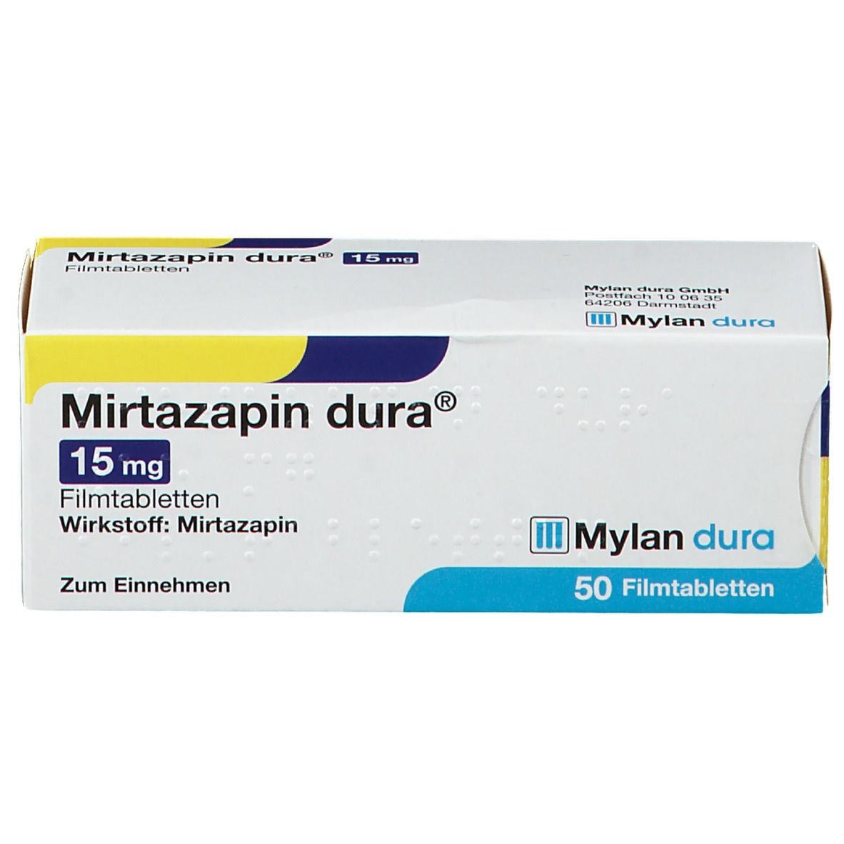 Mirtazapin dura® 15 mg