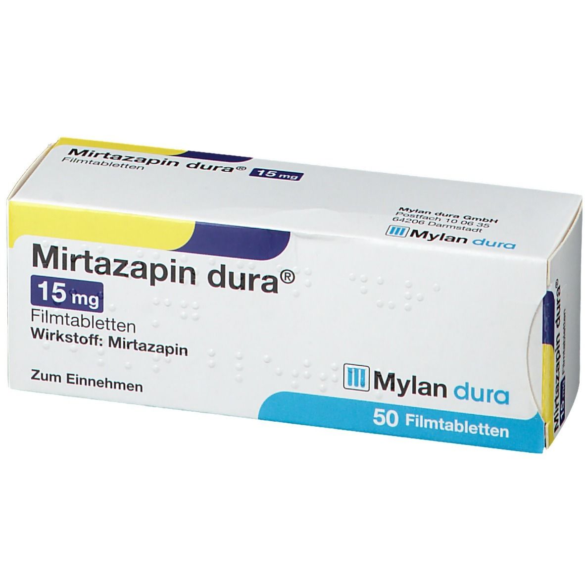 Mirtazapin dura® 15 mg
