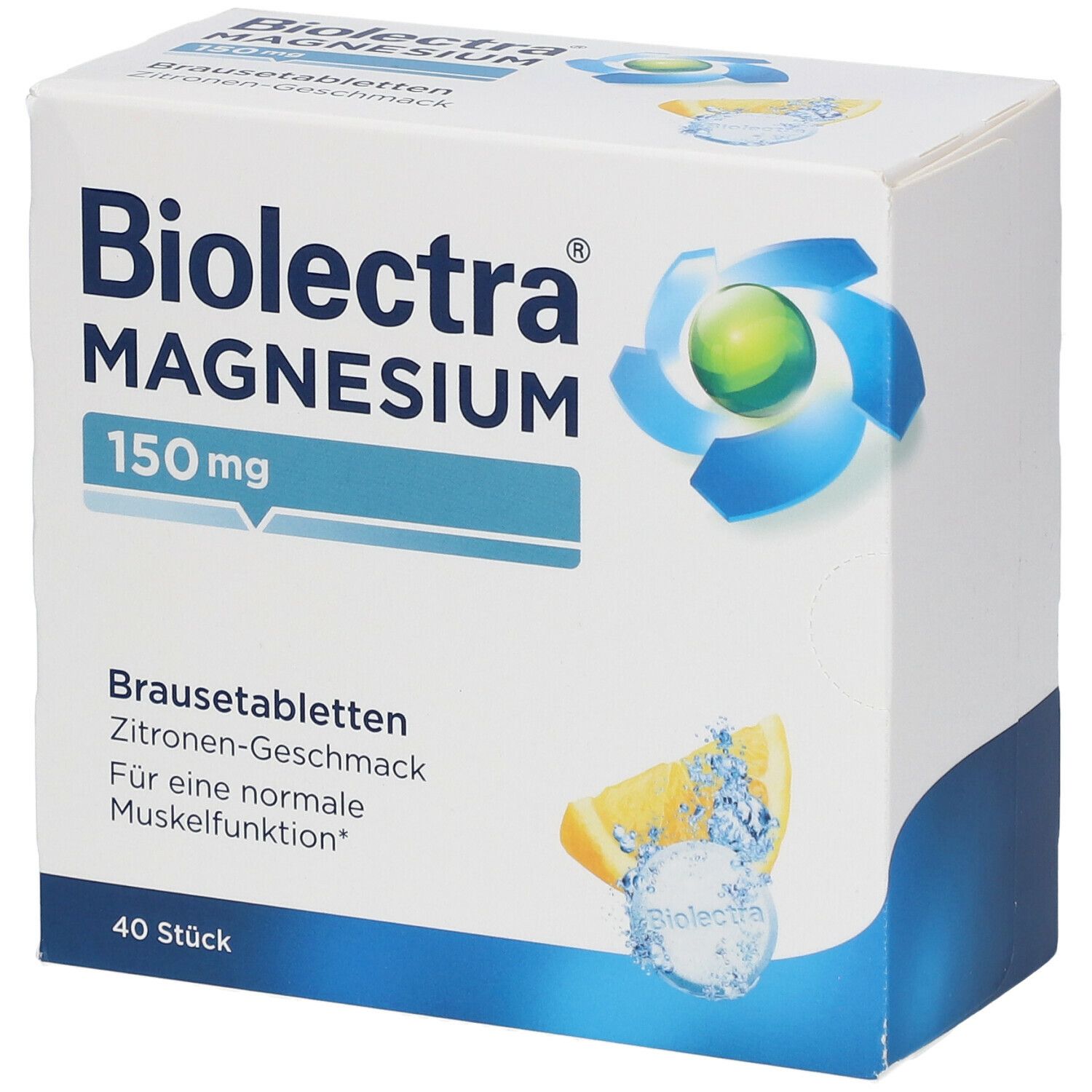 Biolectra® Magnesium 150 mg Brausetabletten Zitronengeschmack