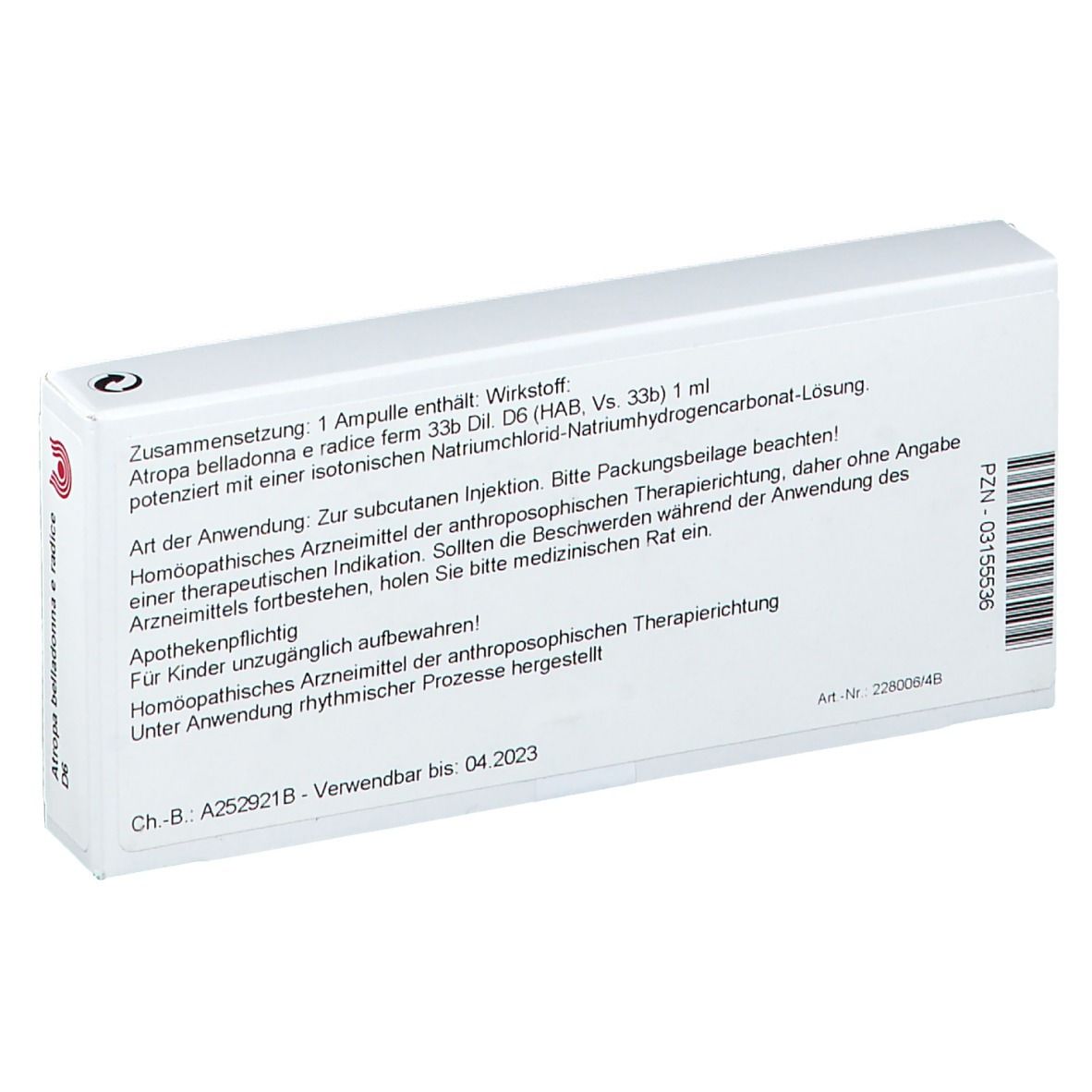 WALA® Atropa belladonna e radice D 6