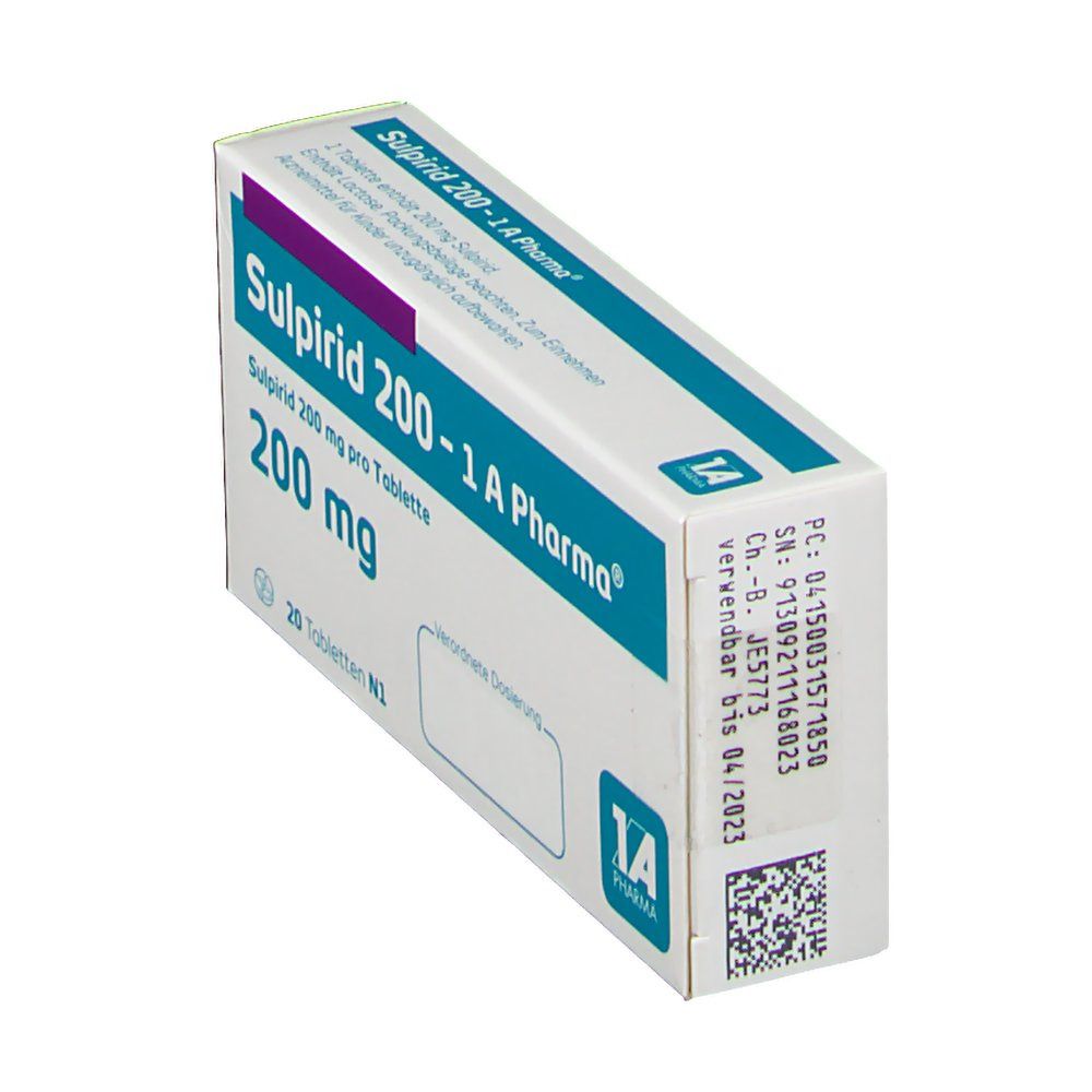 Sulpirid 200-1A Pharma Tabletten 20 St