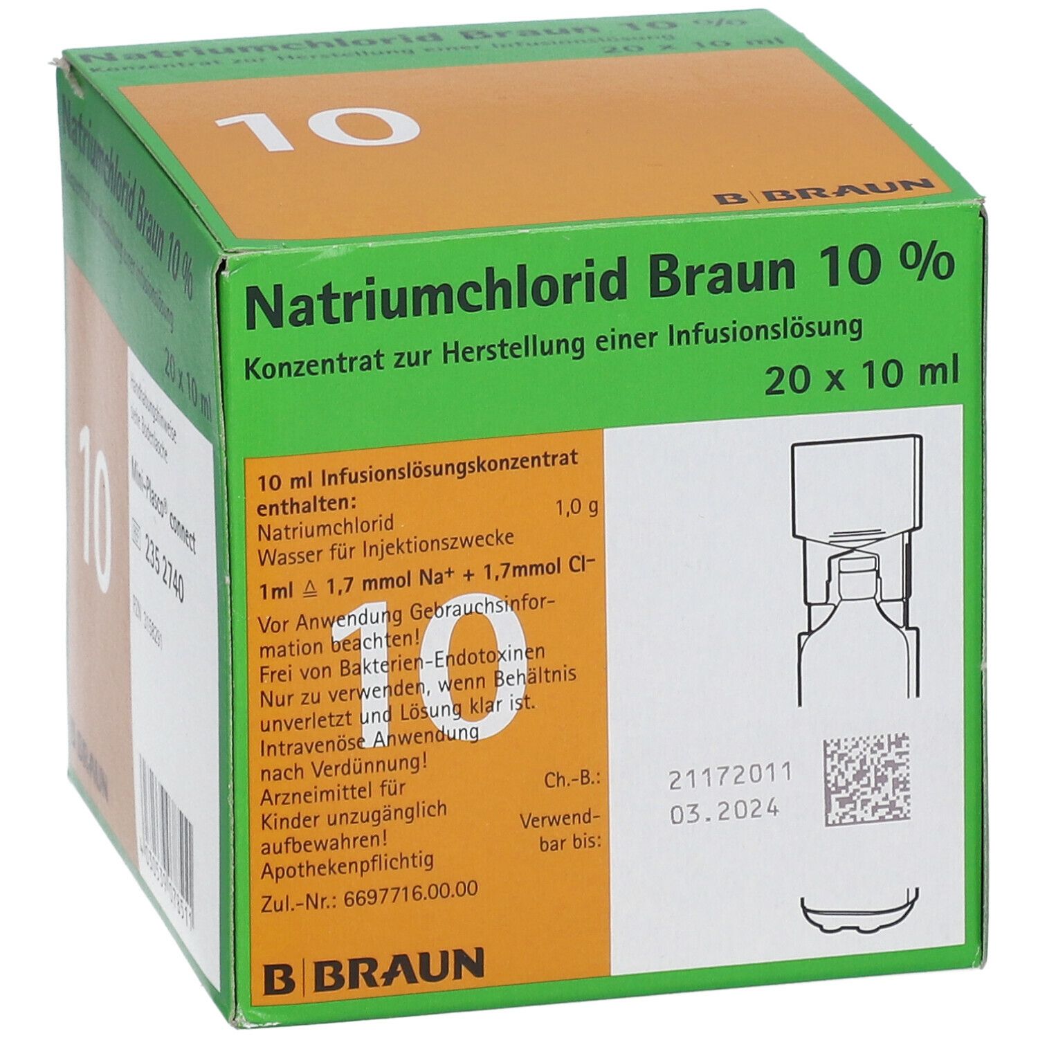 Natriumchlorid B Braun Mpc Elektrolytkonzentrat X Ml Shop