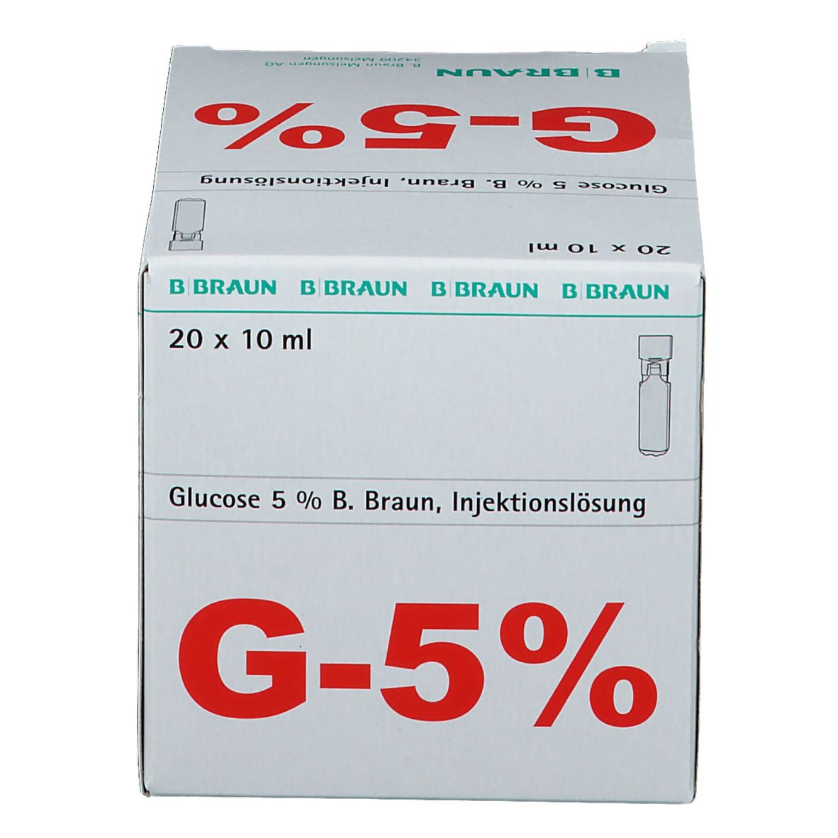 Glucose 5 % B. Braun Mini-Plasco® Connect 20x10 Ml - Shop Apotheke