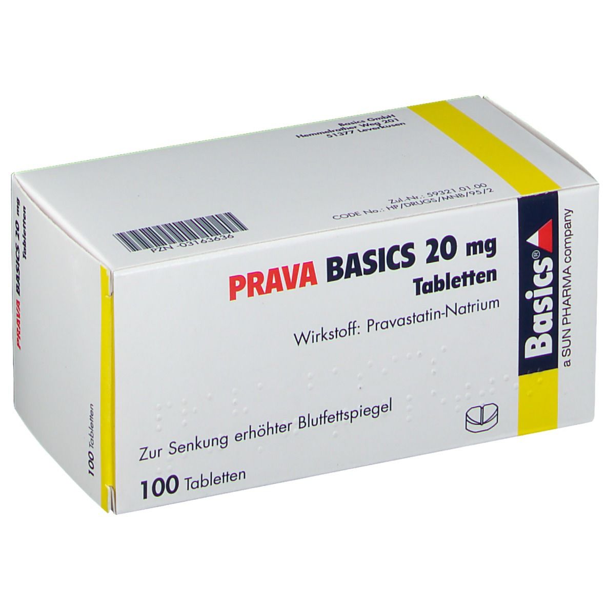 PRAVA BASICS 20 mg
