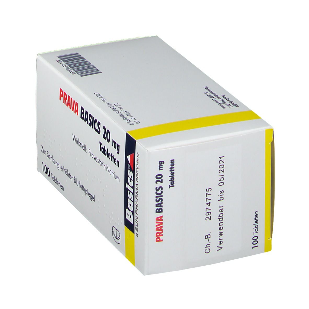 PRAVA BASICS 20 mg