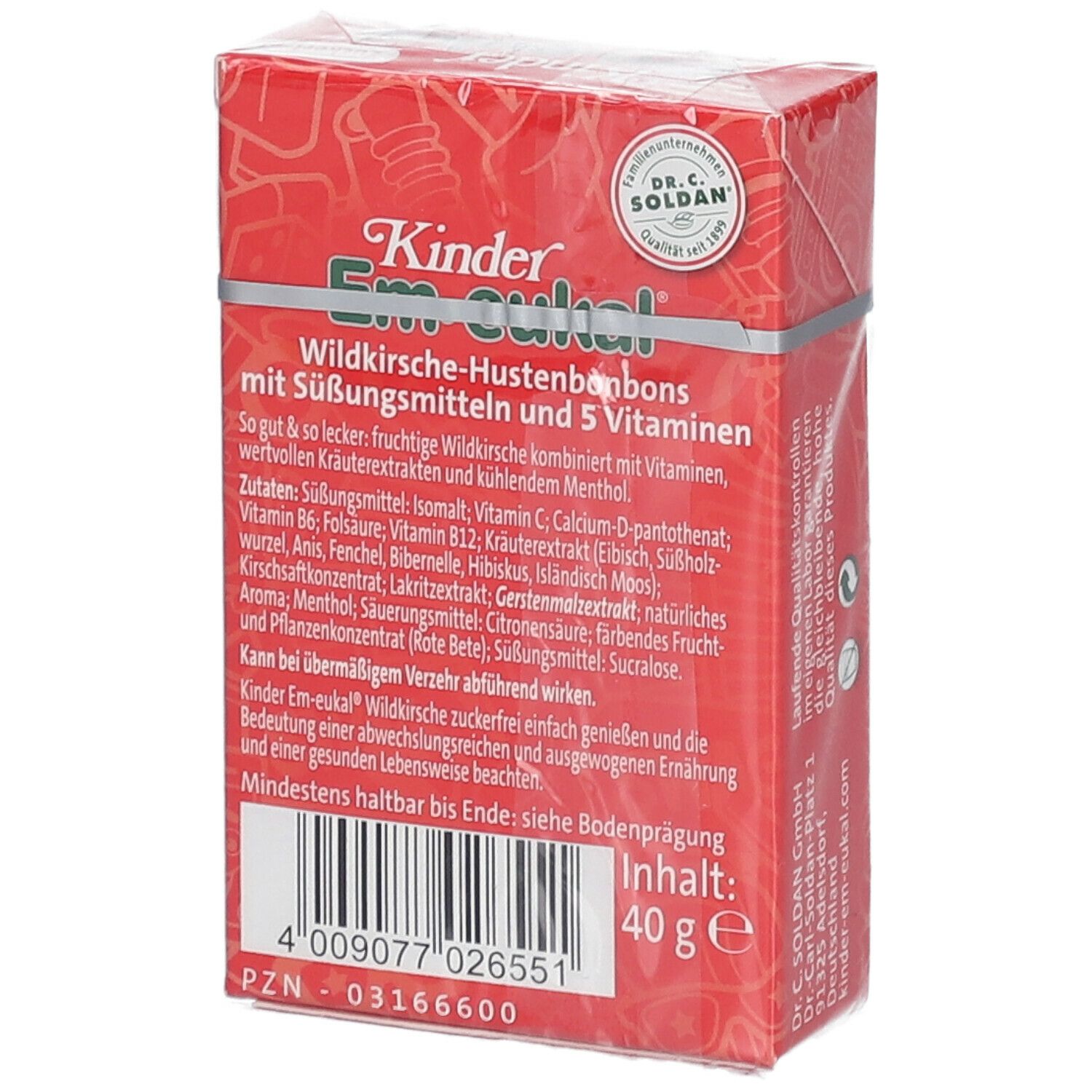 Kinder Em-eukal® Wildkirsche Minis zuckerfrei