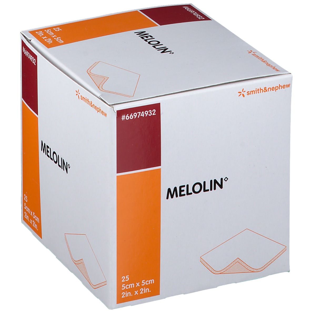 Melolin 5x5cm Wundauflagen s