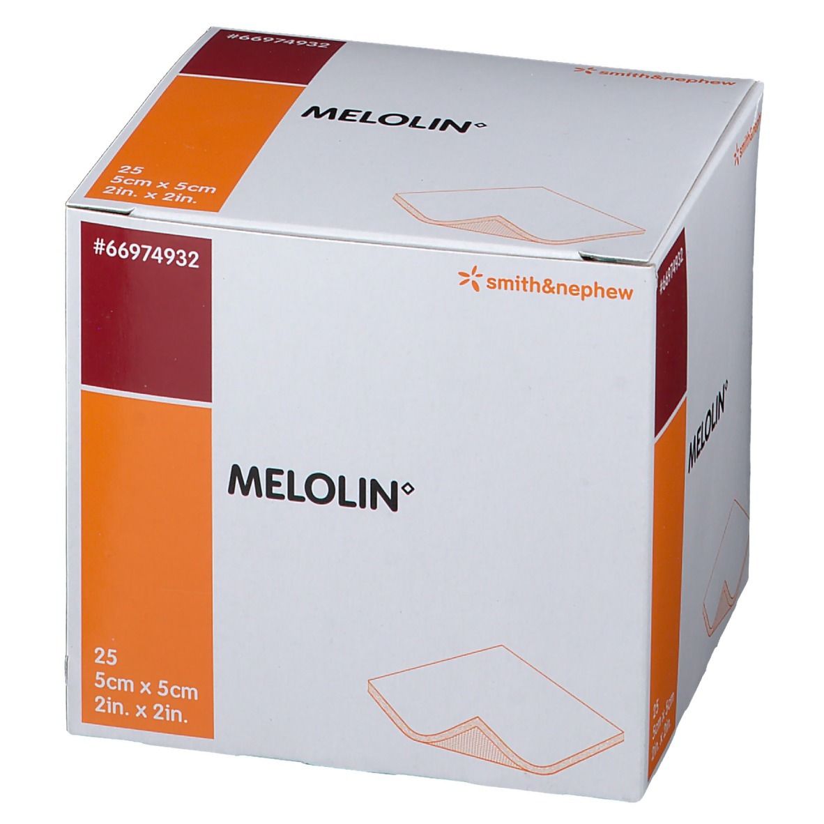 MELOLIN® Wundauflagen steril 5 x 5 cm