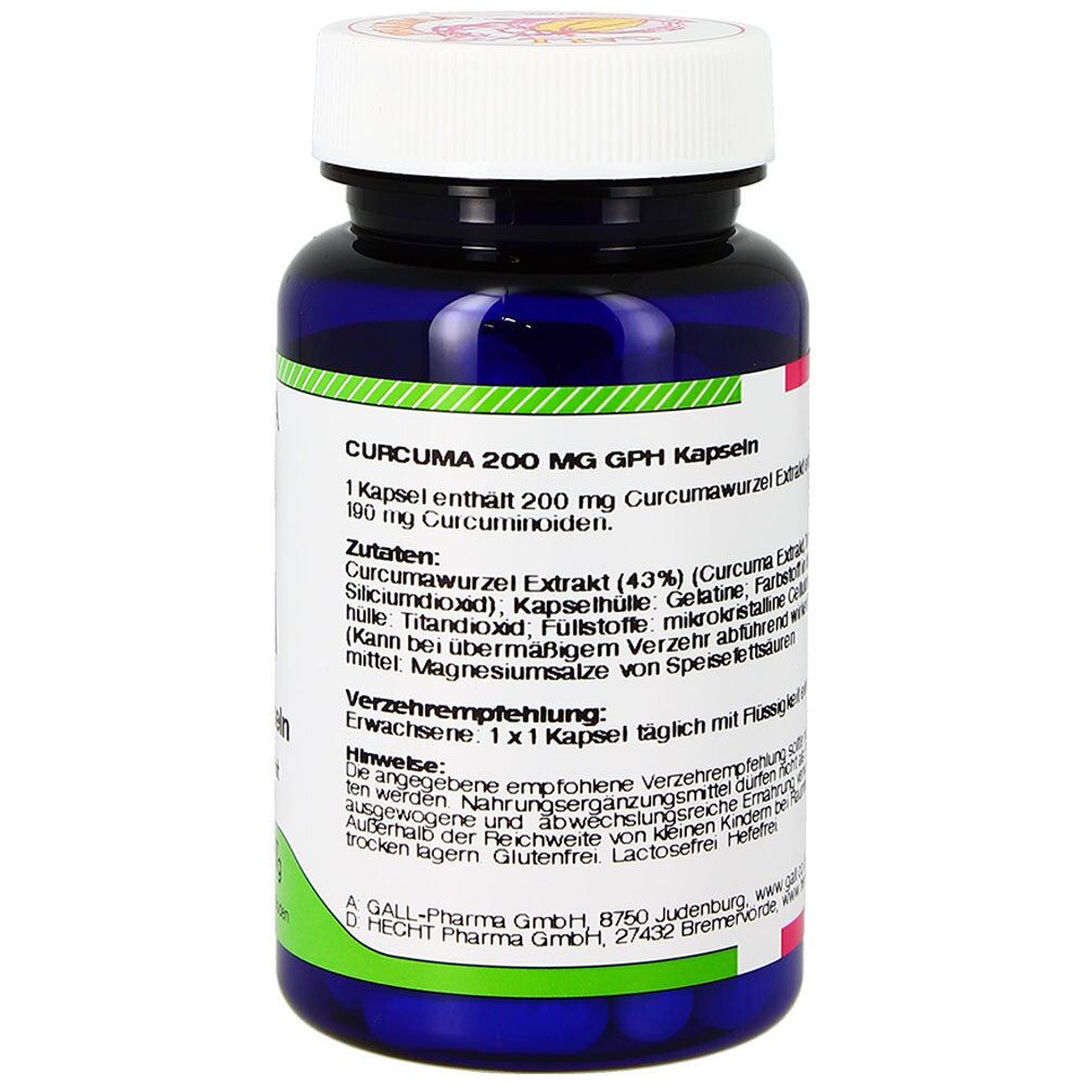 Curcuma 200 mg Kapseln