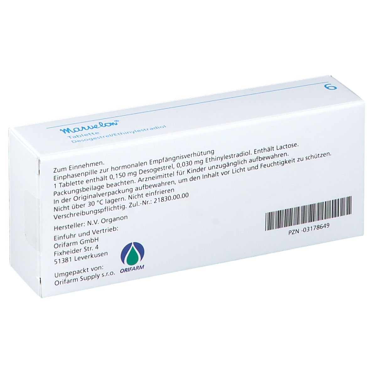 MARVELON Tabletten