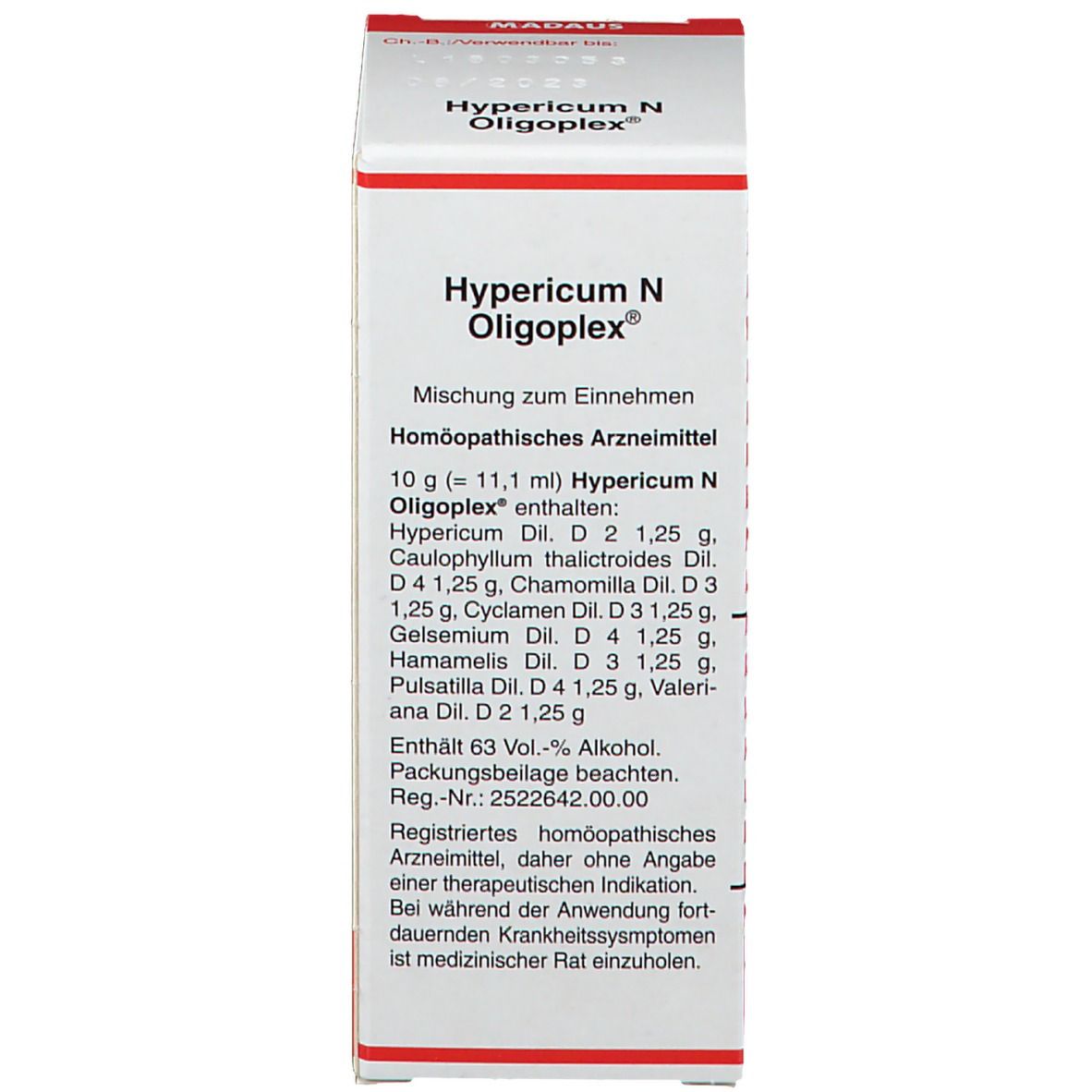 Hypericum N Oligoplex Liquid