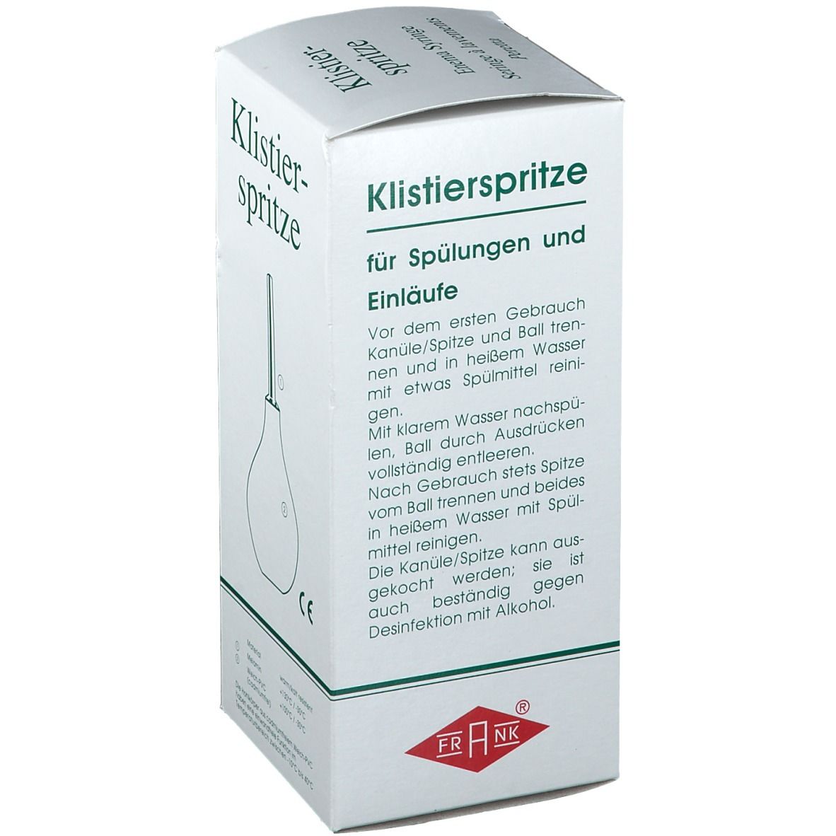 FRANK® Klistierspitzen birnförmig mit Kanüle Gr. 3 - 115 ml