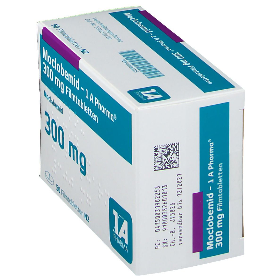 Moclobemid 300 mg-1A Pharma Filmtabletten 50 St