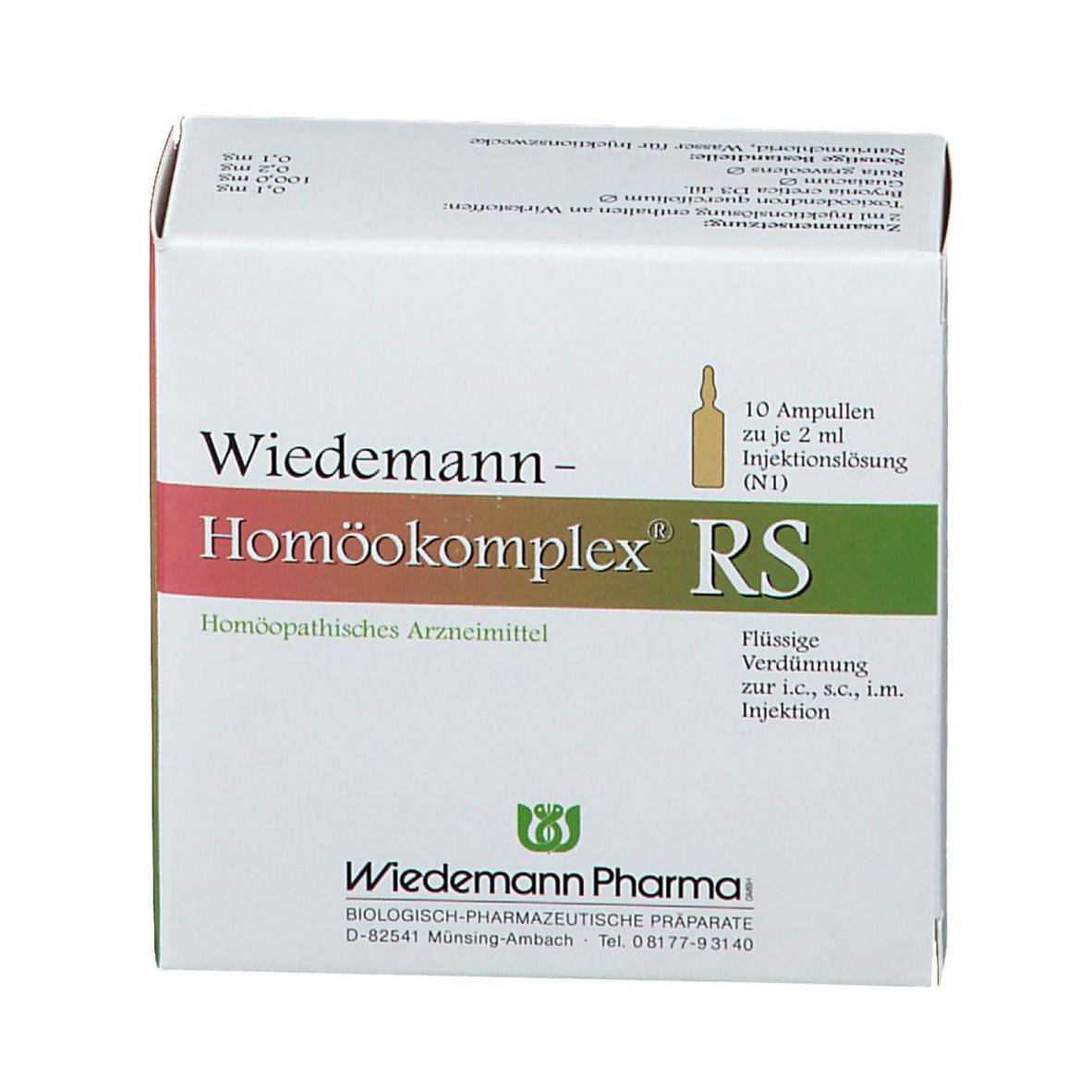 Wiedemann-Homöokomplex Rs® Ampullen