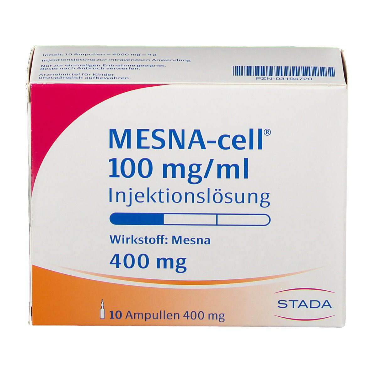 MESNA-cell® 100 mg/ml 400 mg Injektionslösung
