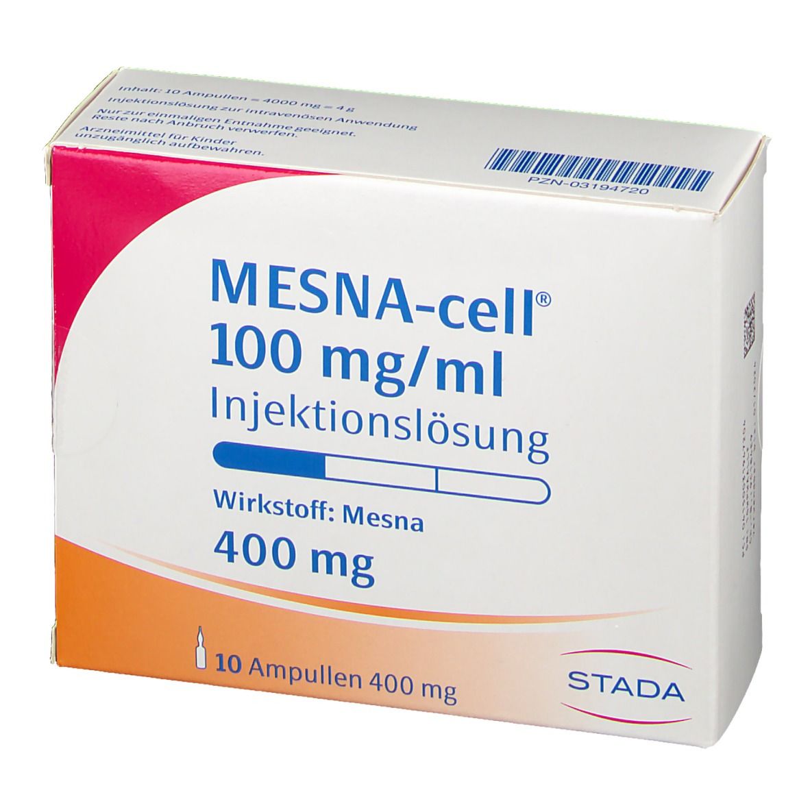 MESNA-cell® 100 mg/ml 400 mg Injektionslösung