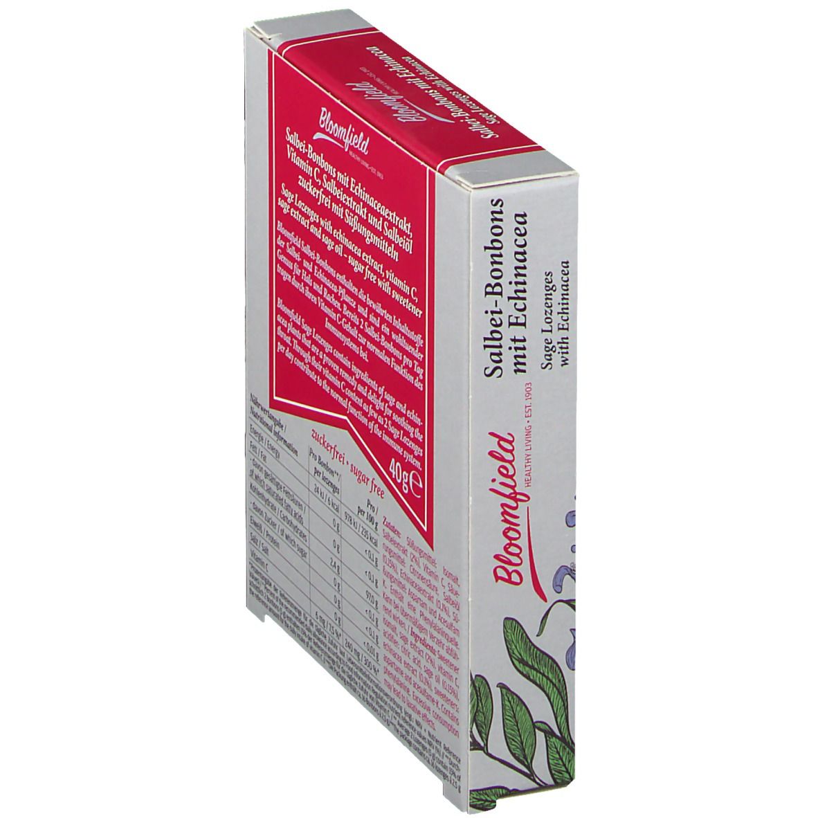 Bloomfield® Salbei Bonbons mit Echinacea und Vitamin C