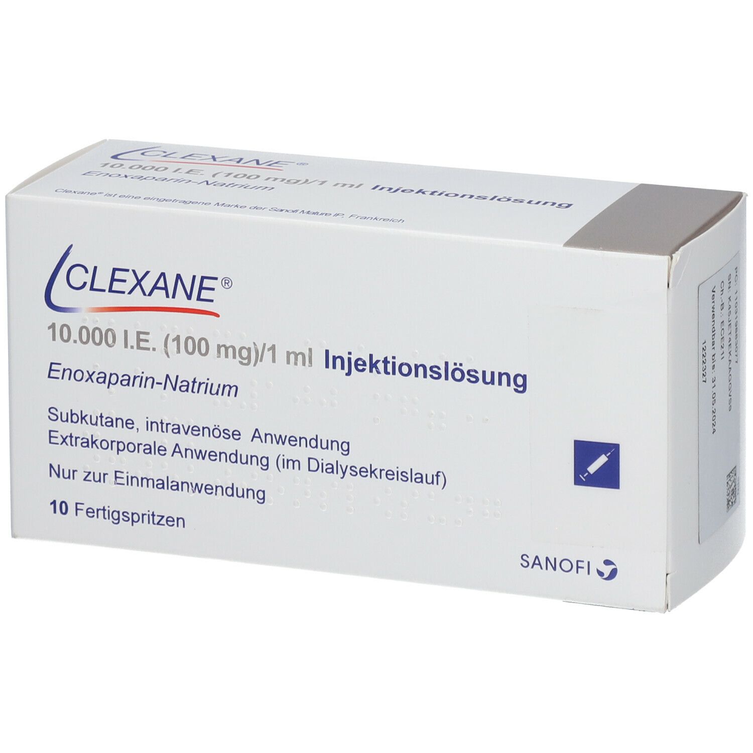 Clexane 10.000 I.E. 100 mg/ml