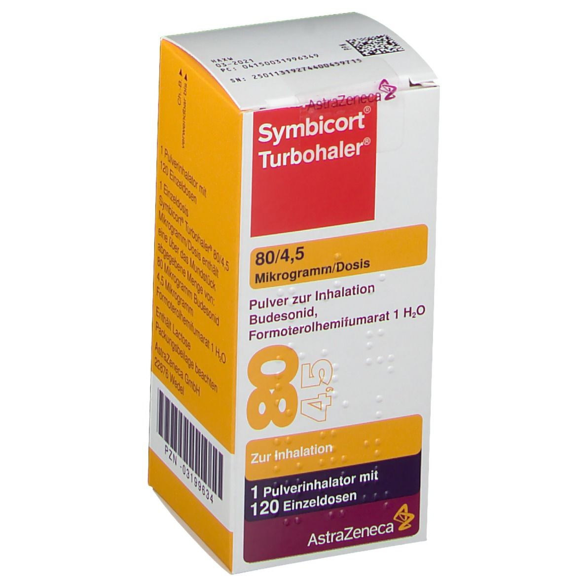 Symbicort® Turbohaler  80/4,5 µg/Dosis
