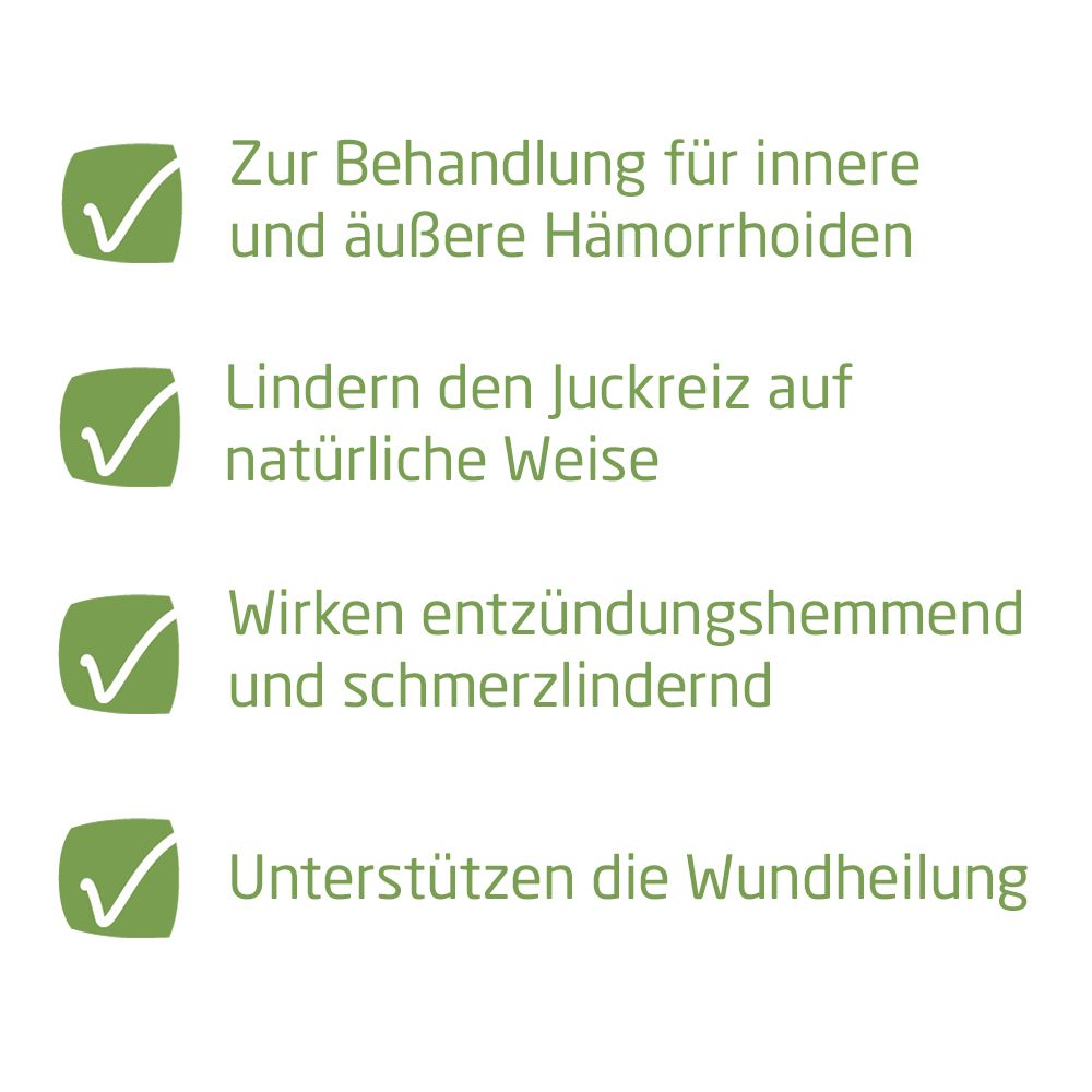 Weleda Hämorrhoidalzäpfchen zur schmerz- und juckreizlindernden Behandlung von Hämorrhoiden