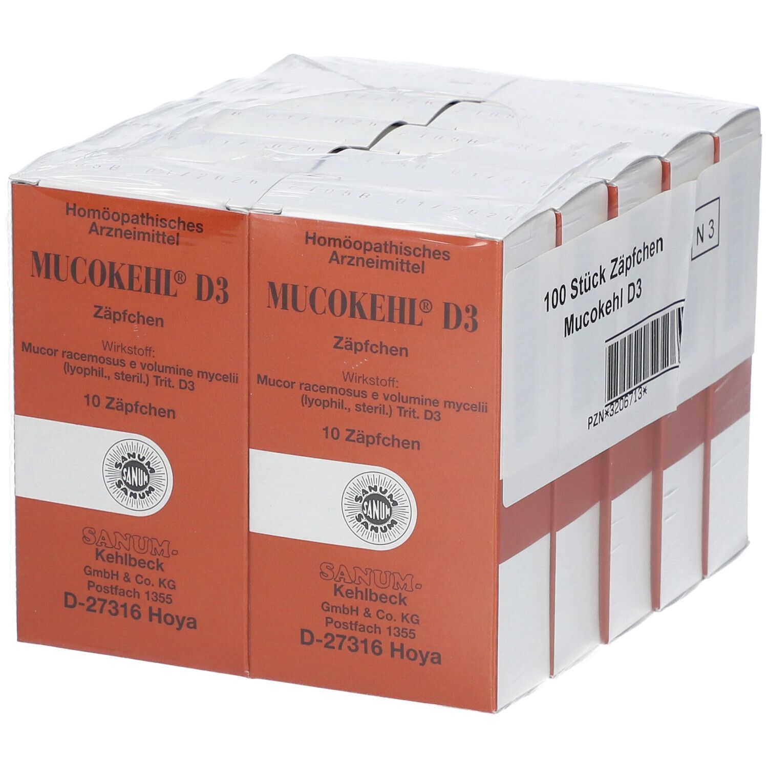 Mucokehl D 3 Zäpfchen 10x10 St Suppositorien