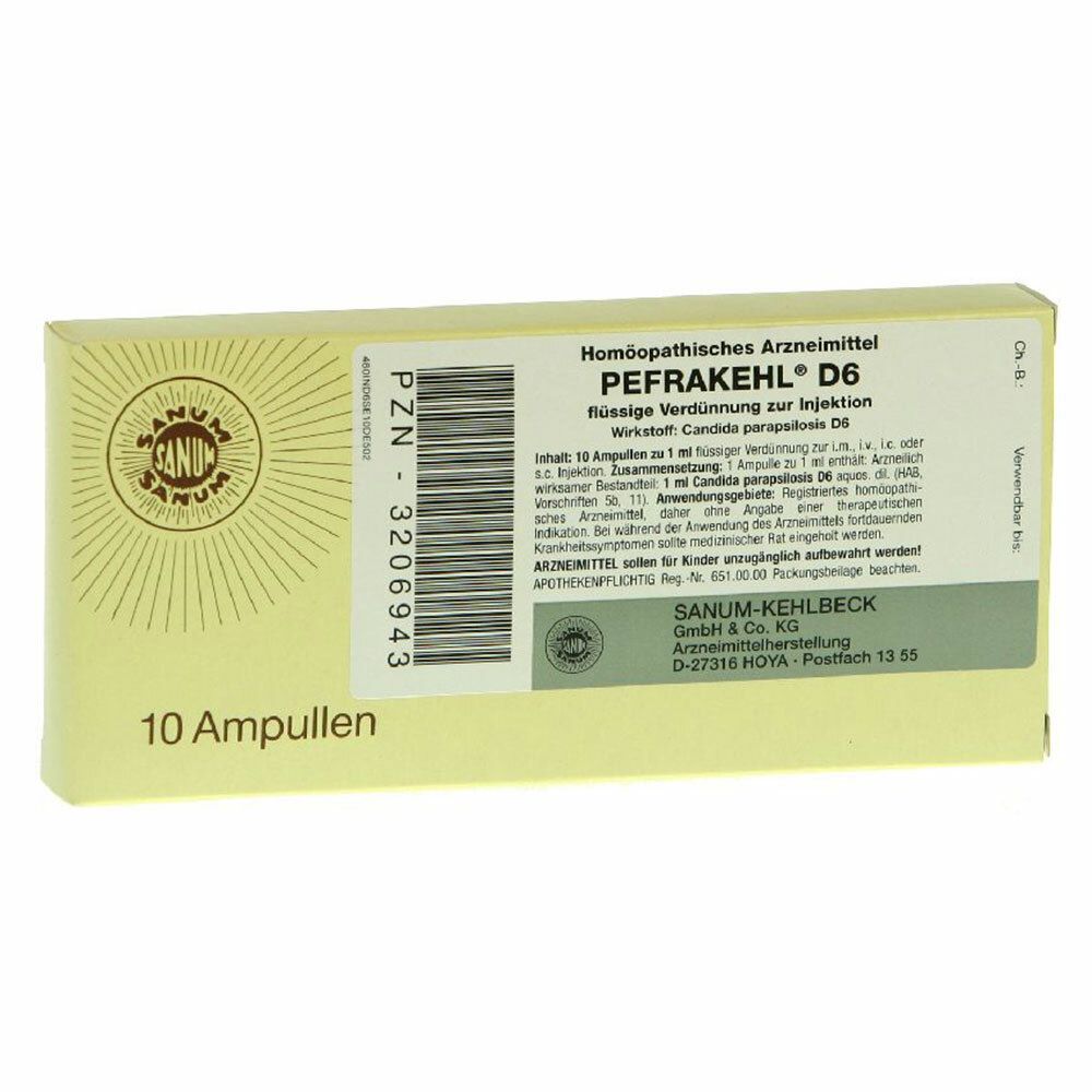 Pefrakehl® D6 Ampullen