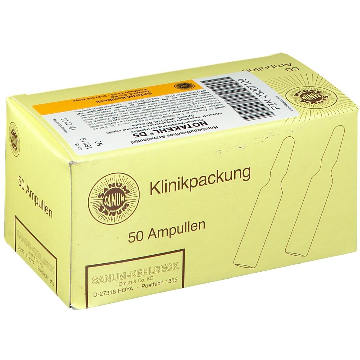Notakehl® D5 Ampullen