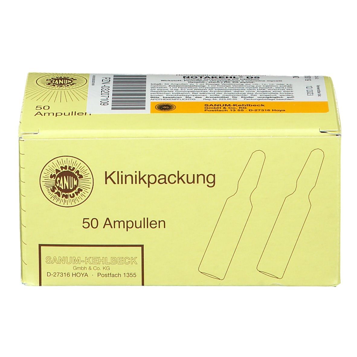 Notakehl® D5 Ampullen