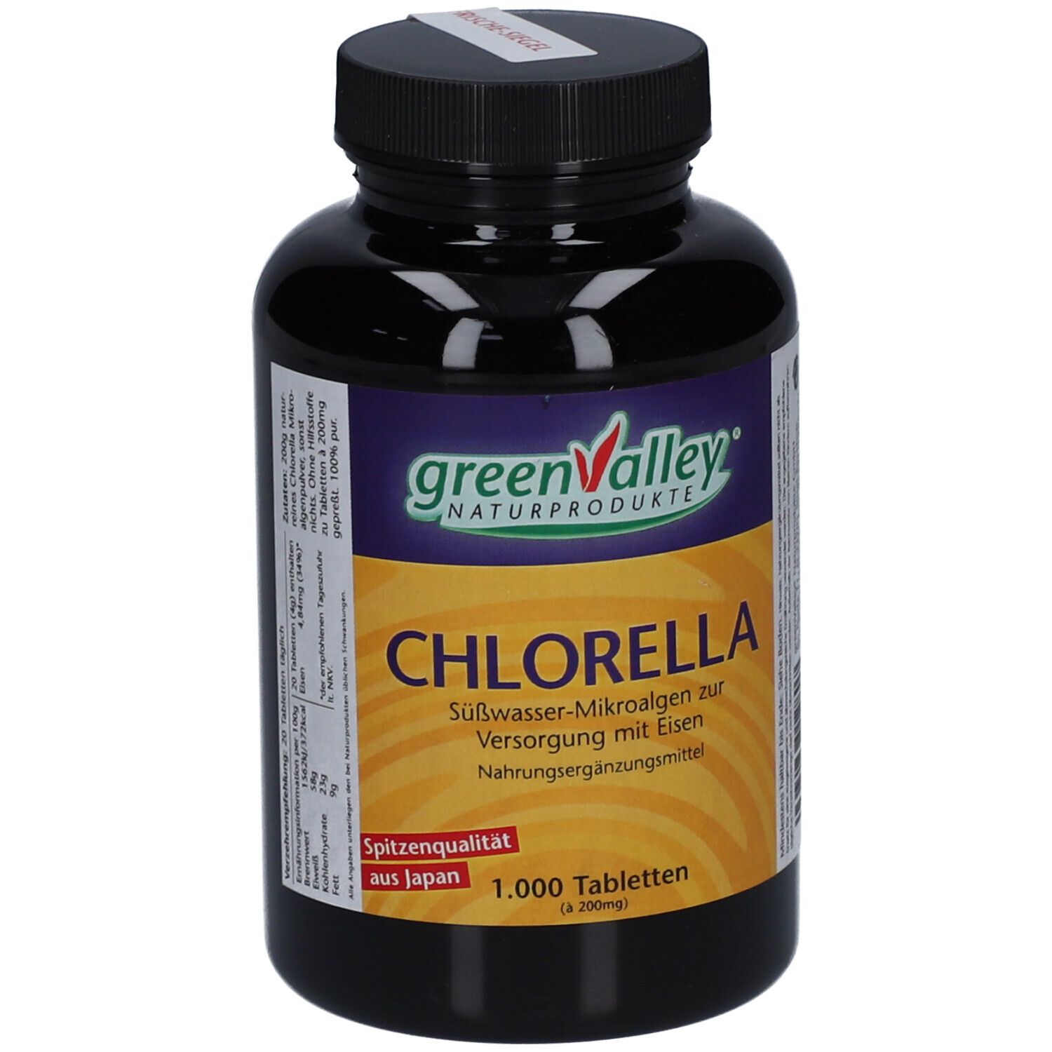 greenValley® Chlorella 200 mg