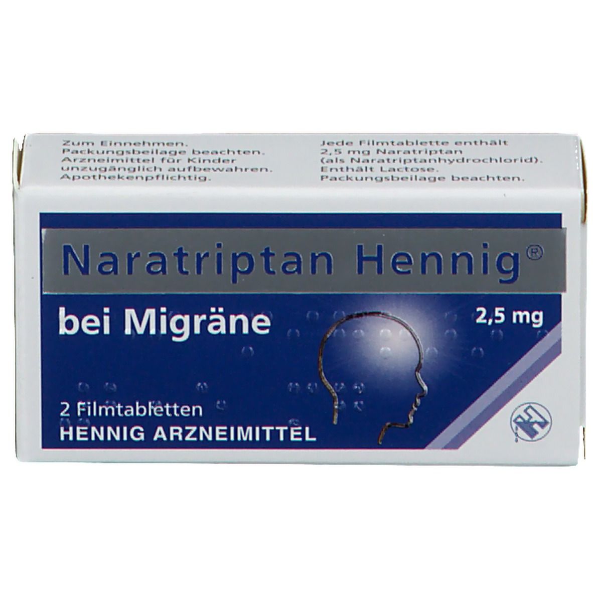 Naratriptan Hennig® 2,5mg bei Migräne