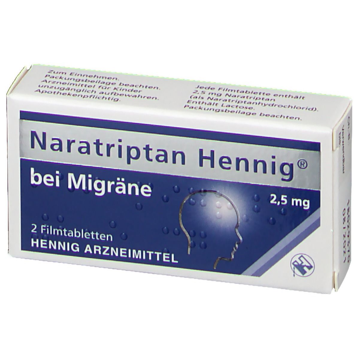 Naratriptan Hennig® 2,5mg bei Migräne