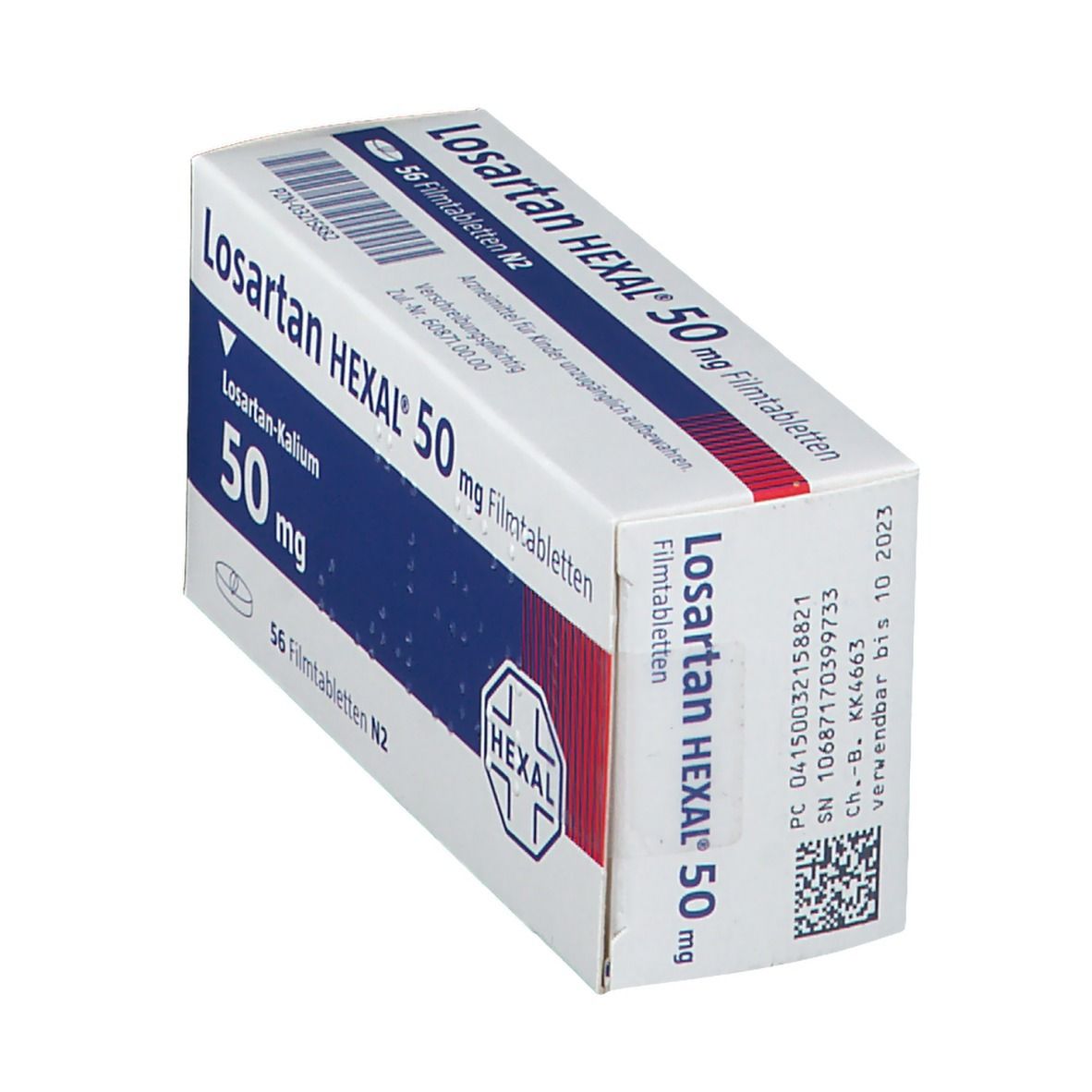 Losartan Hexal 50 mg Filmtabletten 56 St