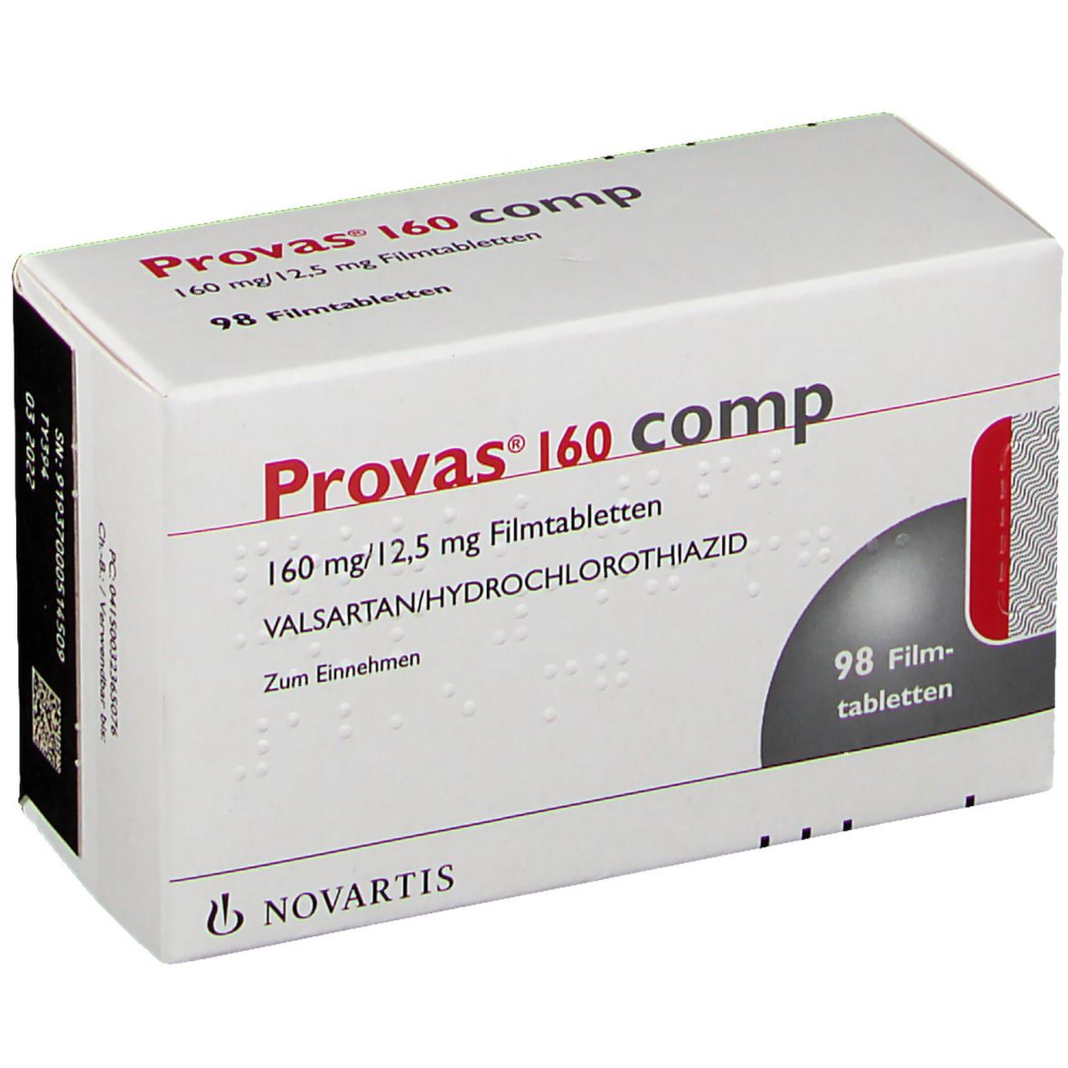 Provas® 160 comp 160 mg/12,5 mg