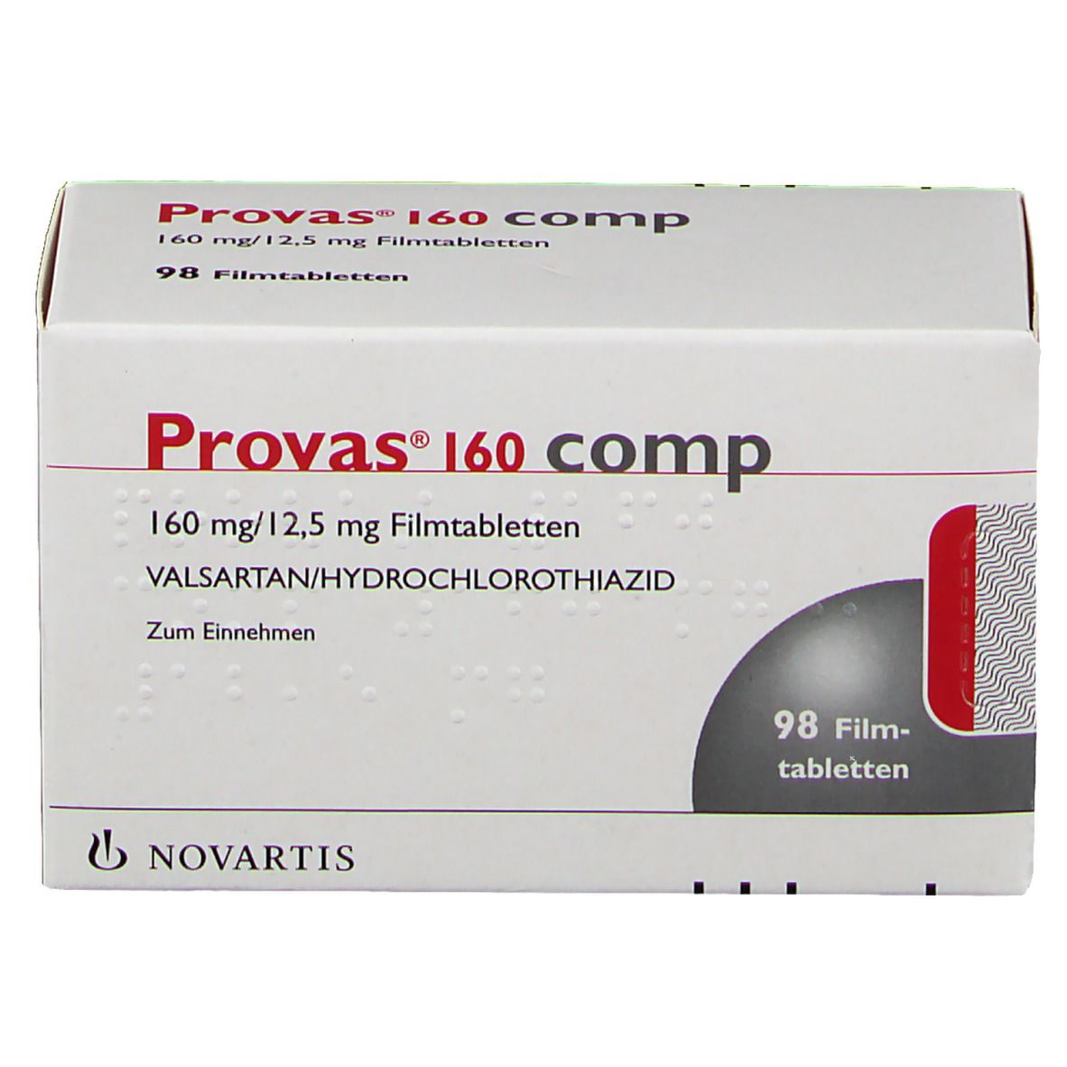 Provas® 160 comp 160 mg/12,5 mg