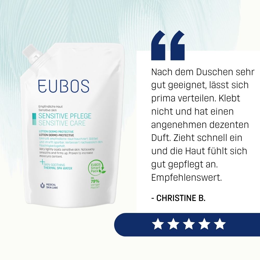 EUBOS® SENSITIVE PFLEGE LOTION DERMO PROTECTIVE NACHFÜLLBEUTEL