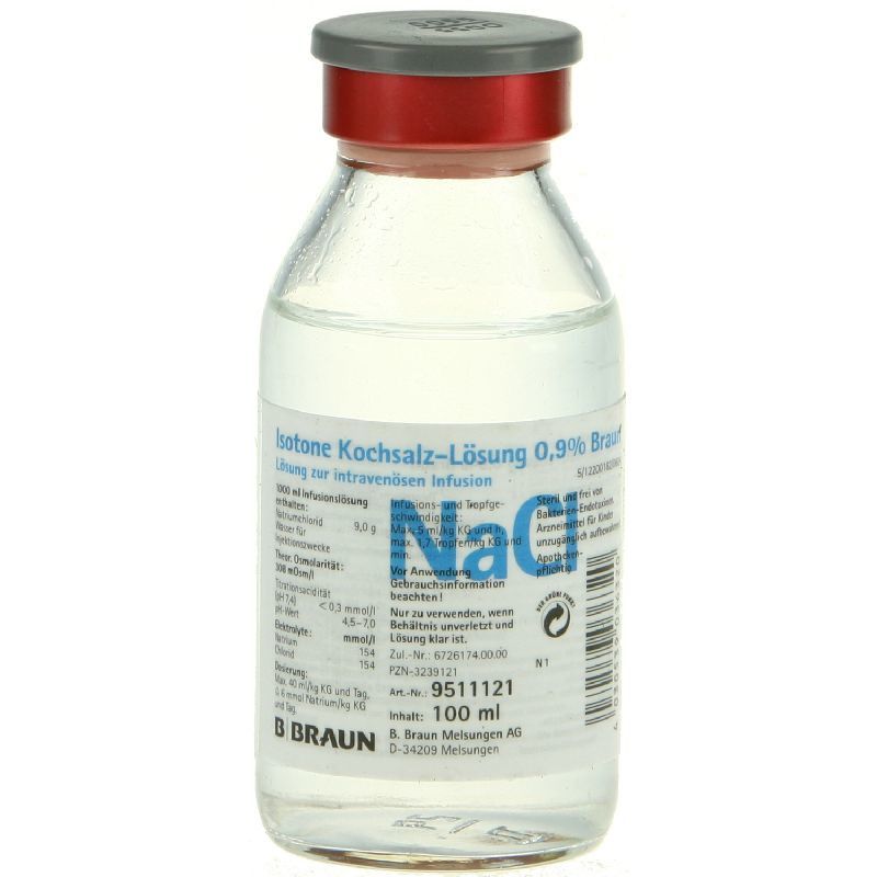 Isotone Kochsalz-Lösung 0,9%