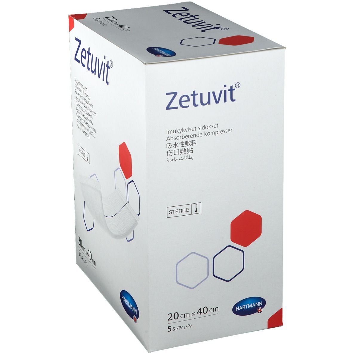 Zetuvit® Saugkompresse steril 20 x 40 cm