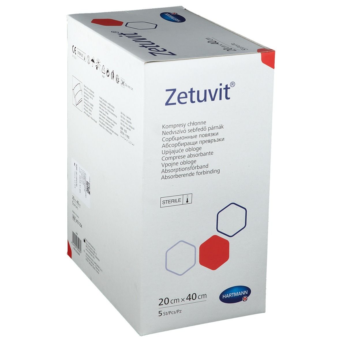 Zetuvit® Saugkompresse steril 20 x 40 cm