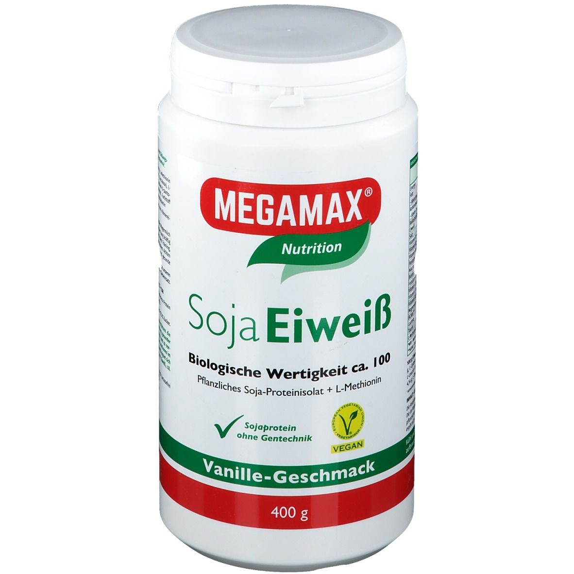 MEGAMAX® Nutrition Soja Eiweiß Vanille-Geschmack