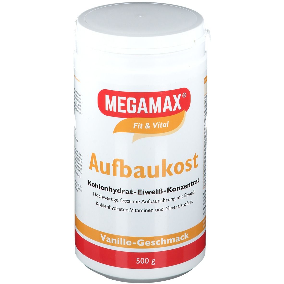 Megamax Aufbaukost Vanille Pulver 500 g