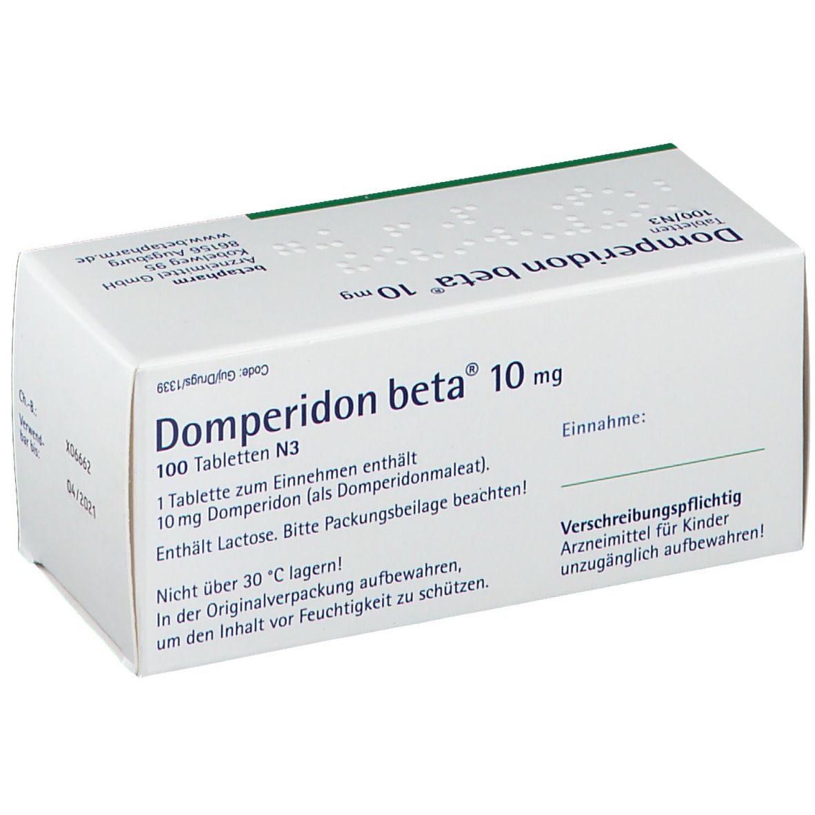 Domperidon beta® 10 mg